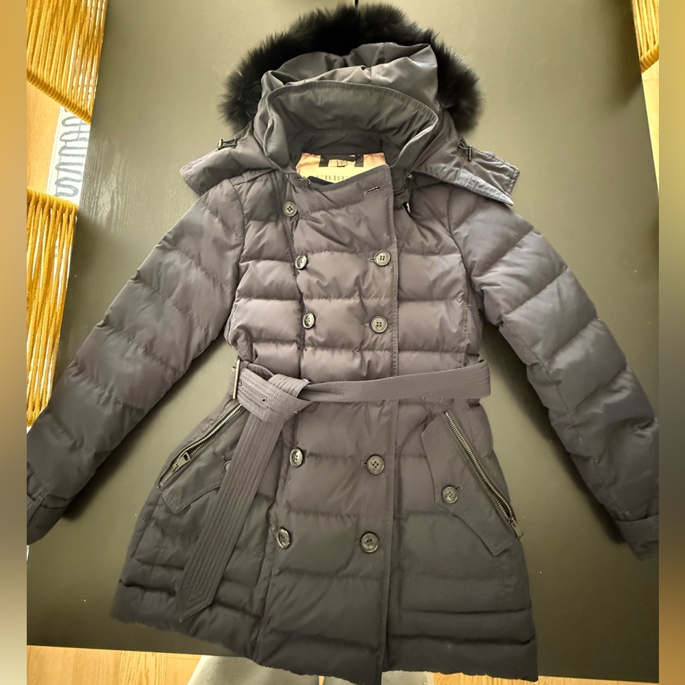 Burberry Brit Navy Quilted Down filled Jacket